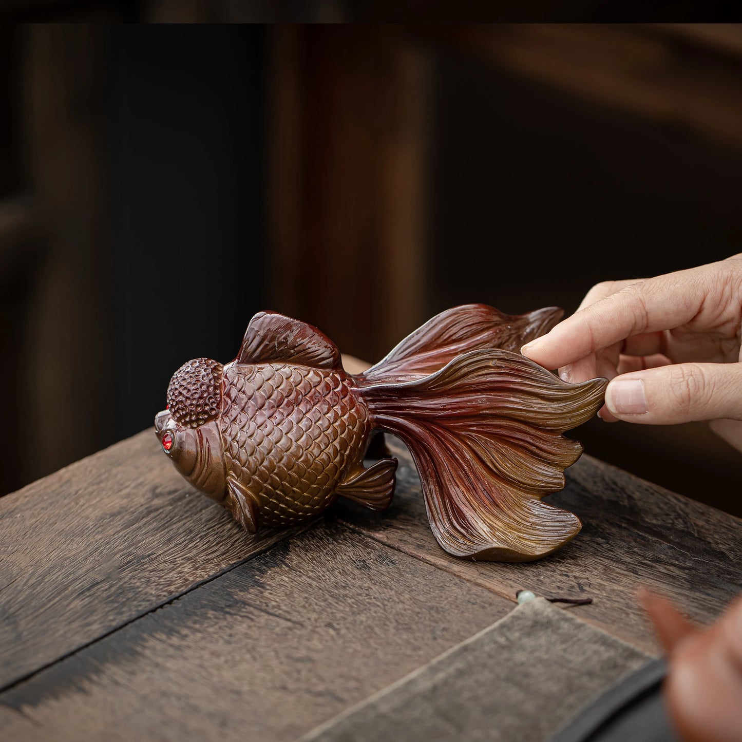 Lucky Goldfish Teapet