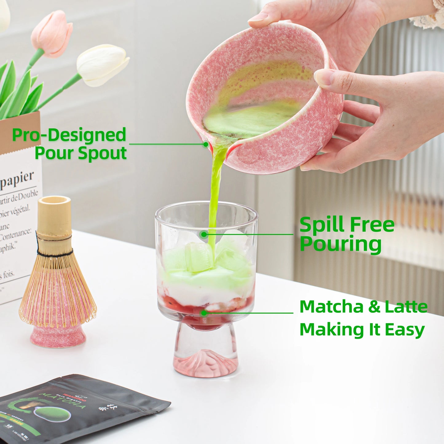 Matcha Set-Beginner Set Pink Paradise