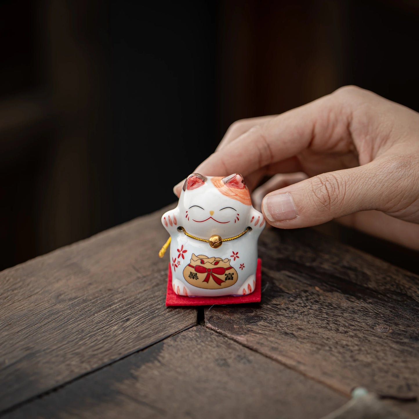 Lucky Maneki-Neko Blue Teapet