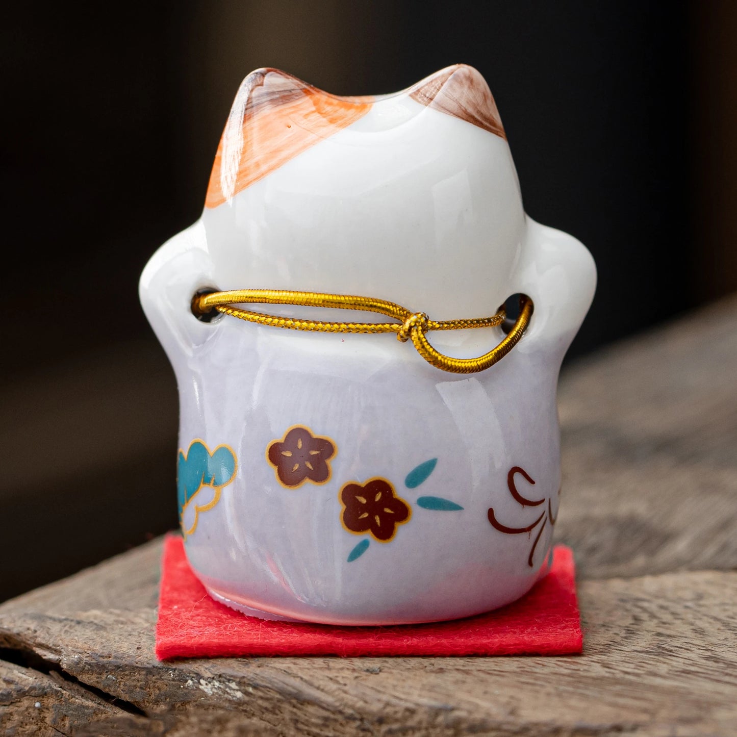 Lucky Maneki-Neko Purple Teapet
