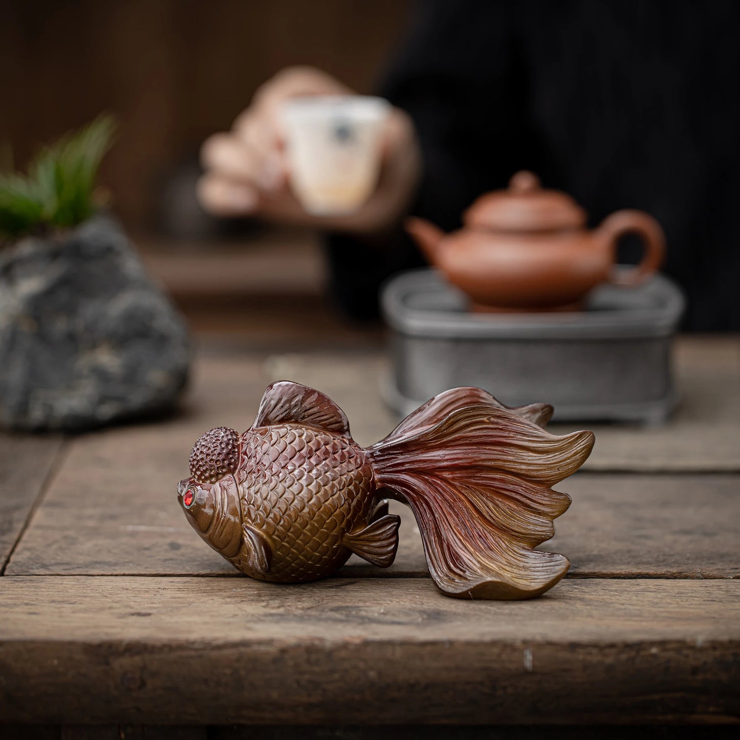 Lucky Goldfish Teapet