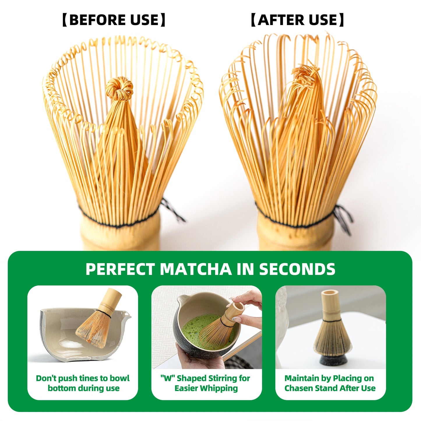 Matcha Whisk Set Sakura Purple