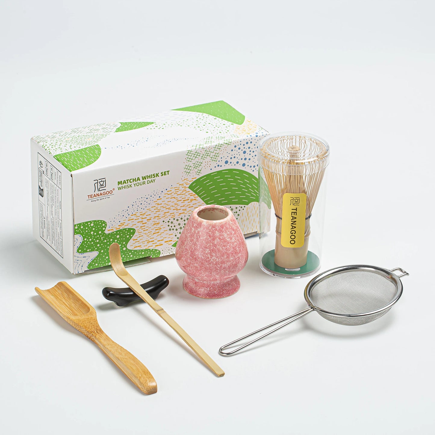 Matcha Whisk Set Pink Ocean