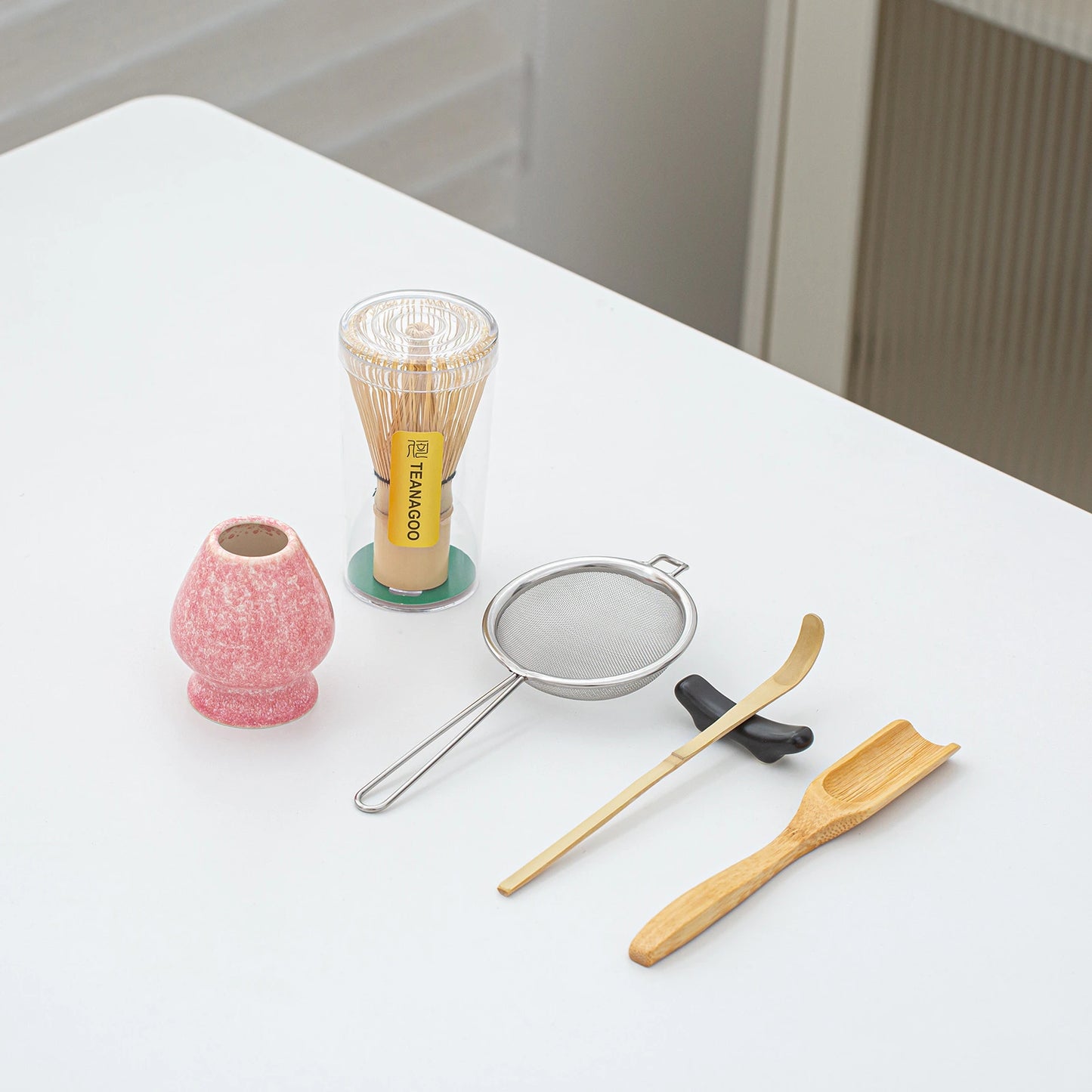 Matcha Whisk Set Pink Ocean
