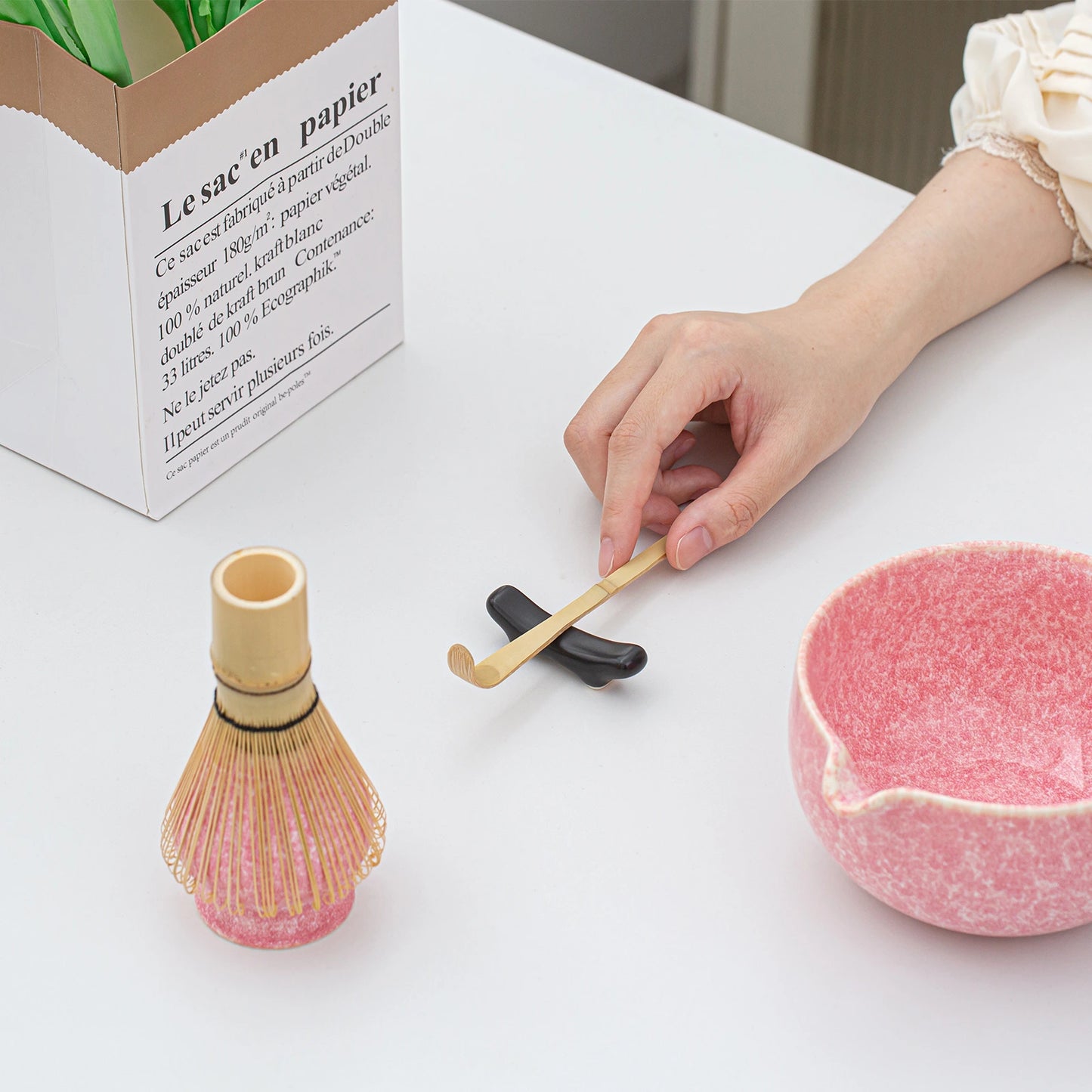 Matcha Whisk Set Pink Ocean
