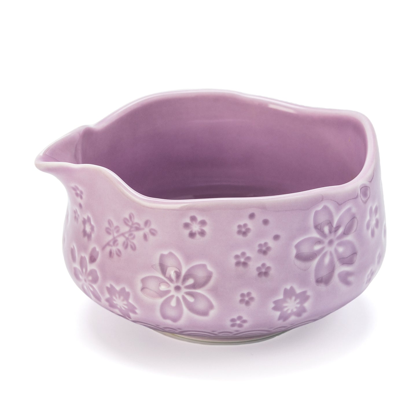 Sakura Purple Matcha Bowl with Spout