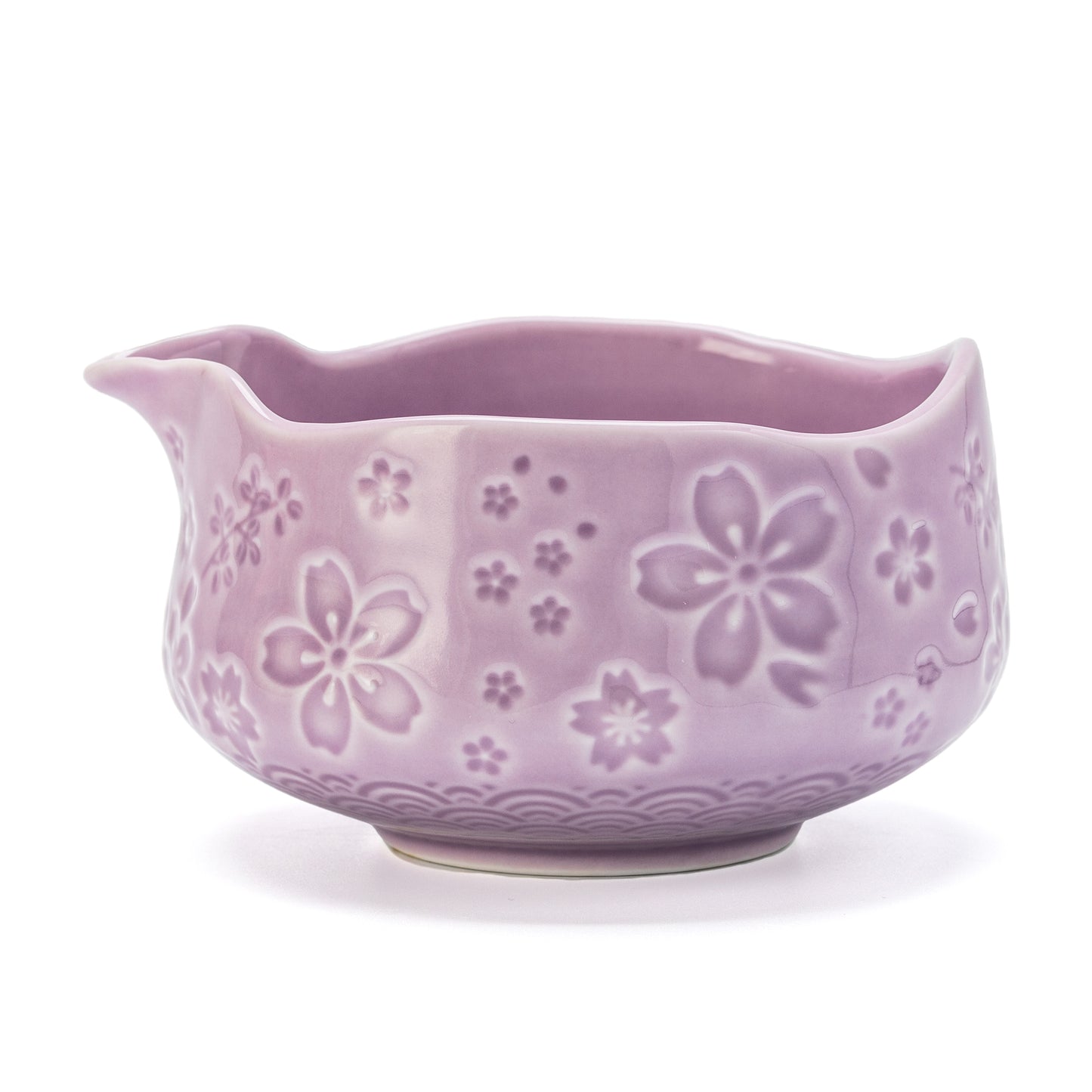Sakura Purple Matcha Bowl with Spout
