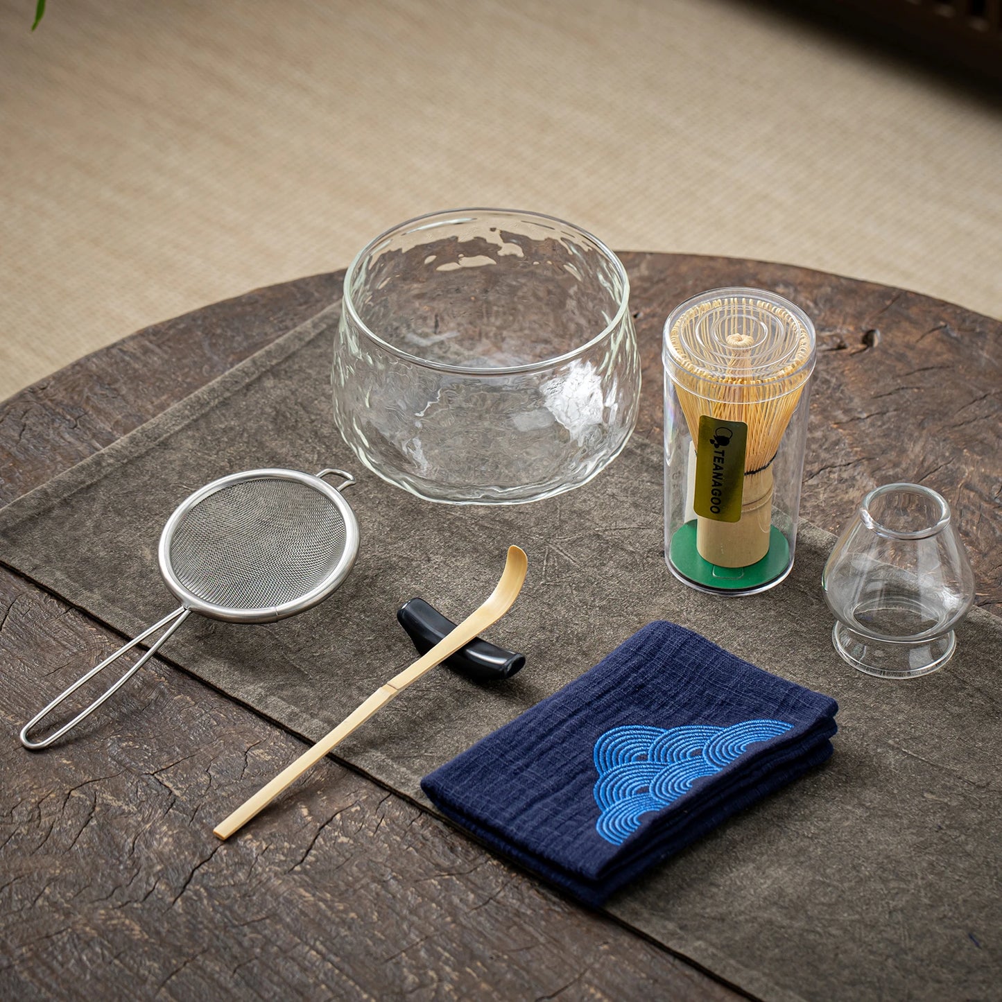 Crystal White Matcha Bowl