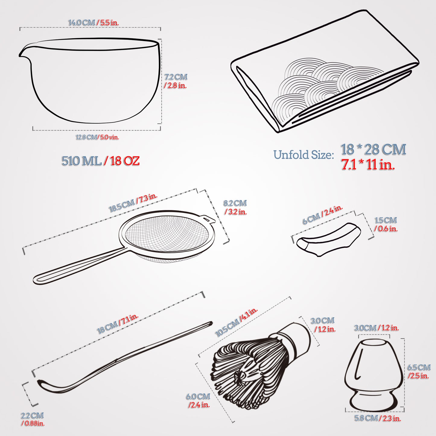 Matcha Set-Beginner Set Skyblue