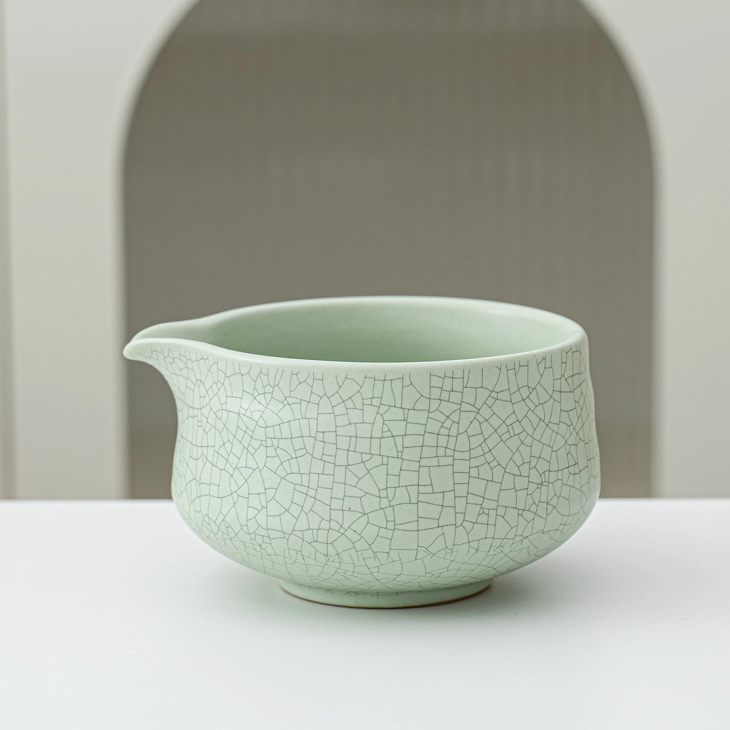 Matcha Set-Beginner Set Green Web Pointy Bowl