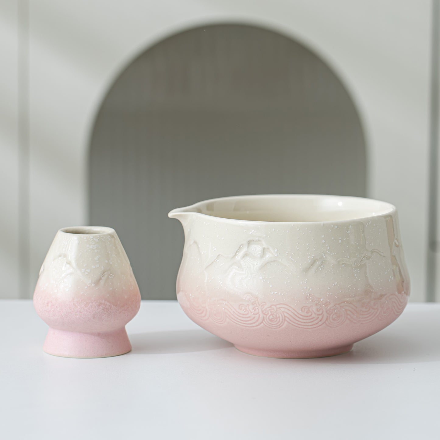 Matcha Set-Beginner Set Snow Mountain Pink