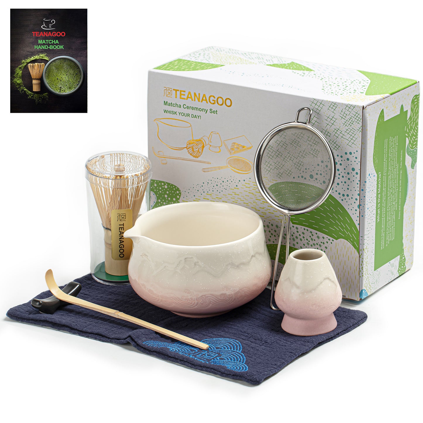 Matcha Set-Beginner Set Snow Mountain Pink