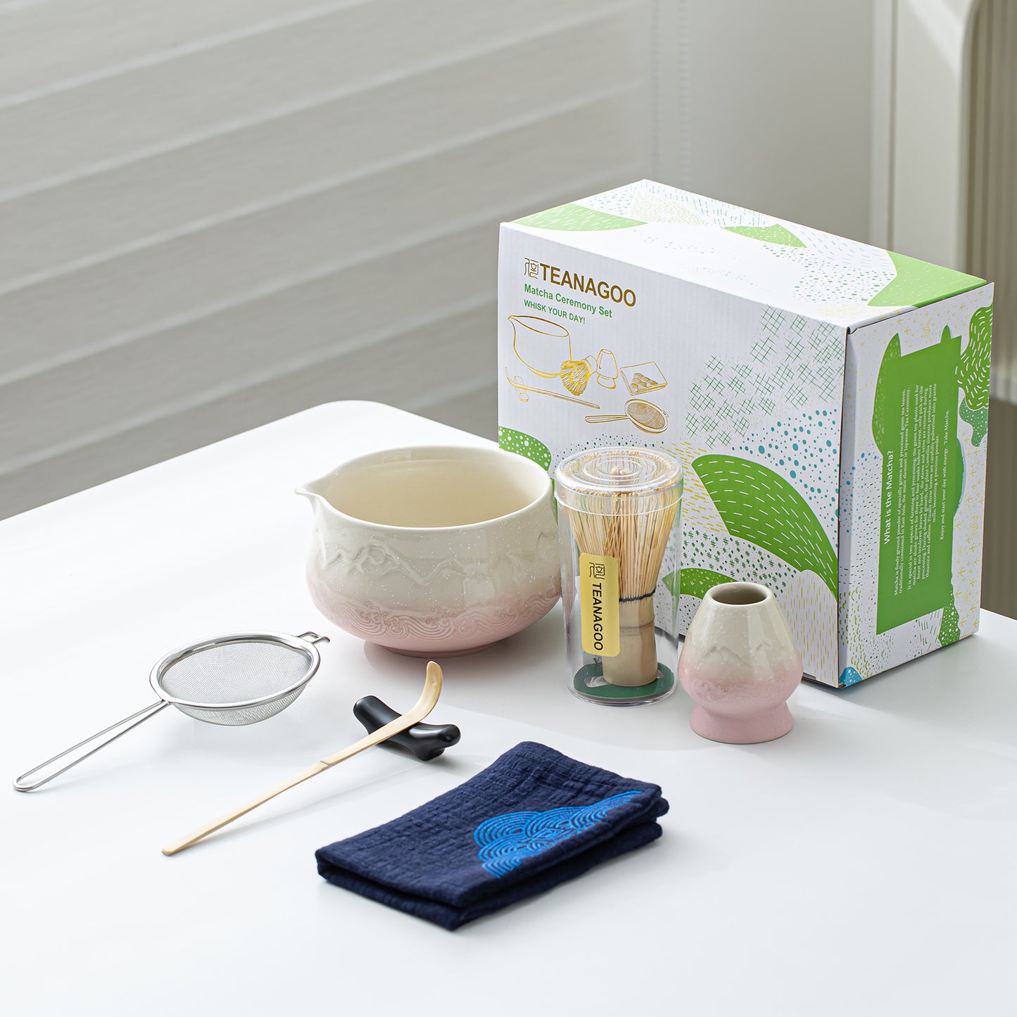 Matcha Set-Beginner Set Snow Mountain Pink