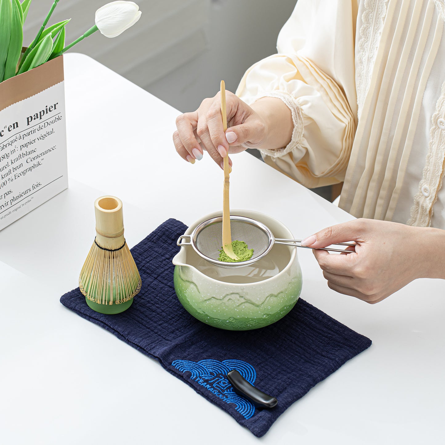 Matcha Set-Beginner Set Snow Mountain Green