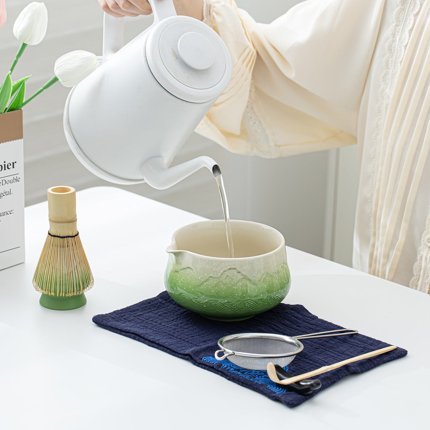 Matcha Set-Beginner Set Snow Mountain Green