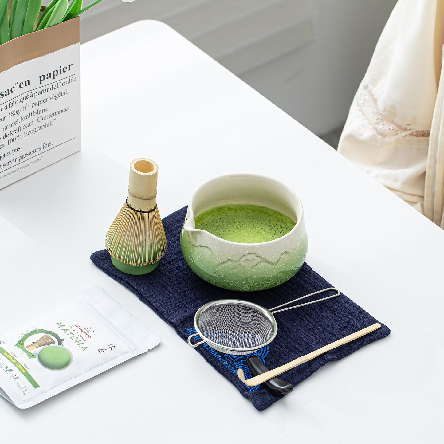 Matcha Set-Beginner Set Snow Mountain Green