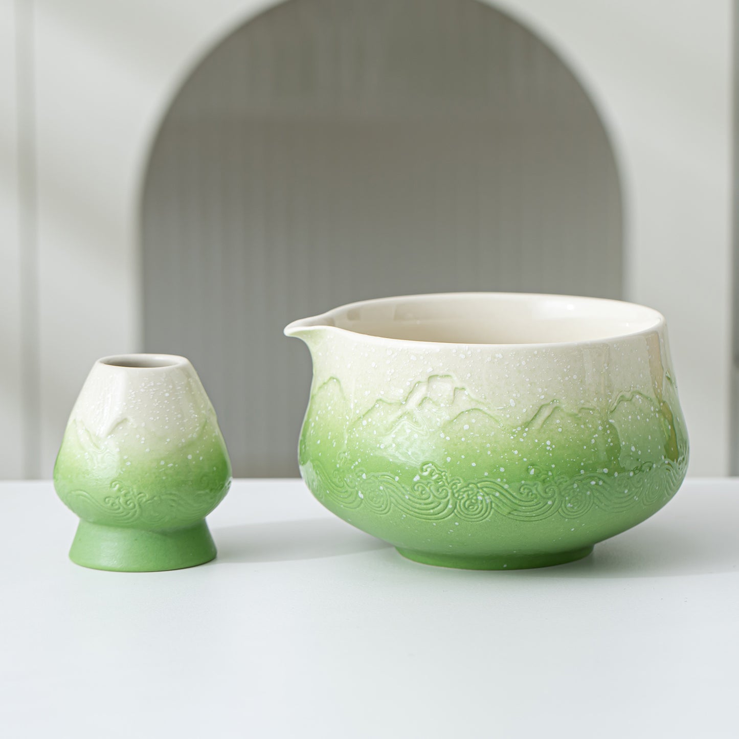 Matcha Set-Beginner Set Snow Mountain Green