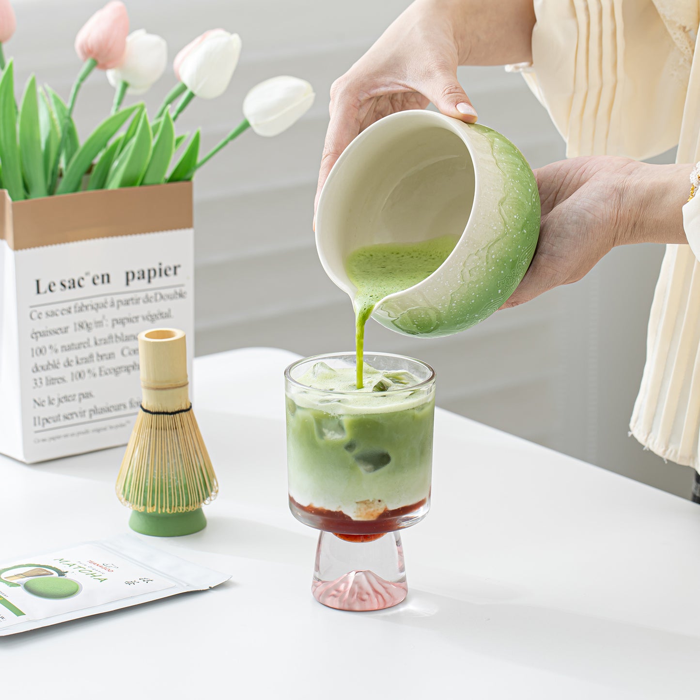 Matcha Set-Beginner Set Snow Mountain Green