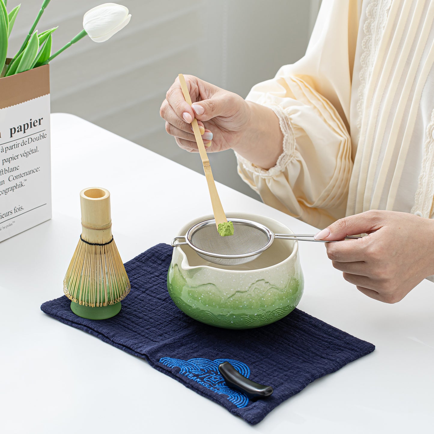 Matcha Set-Beginner Set Snow Mountain Green