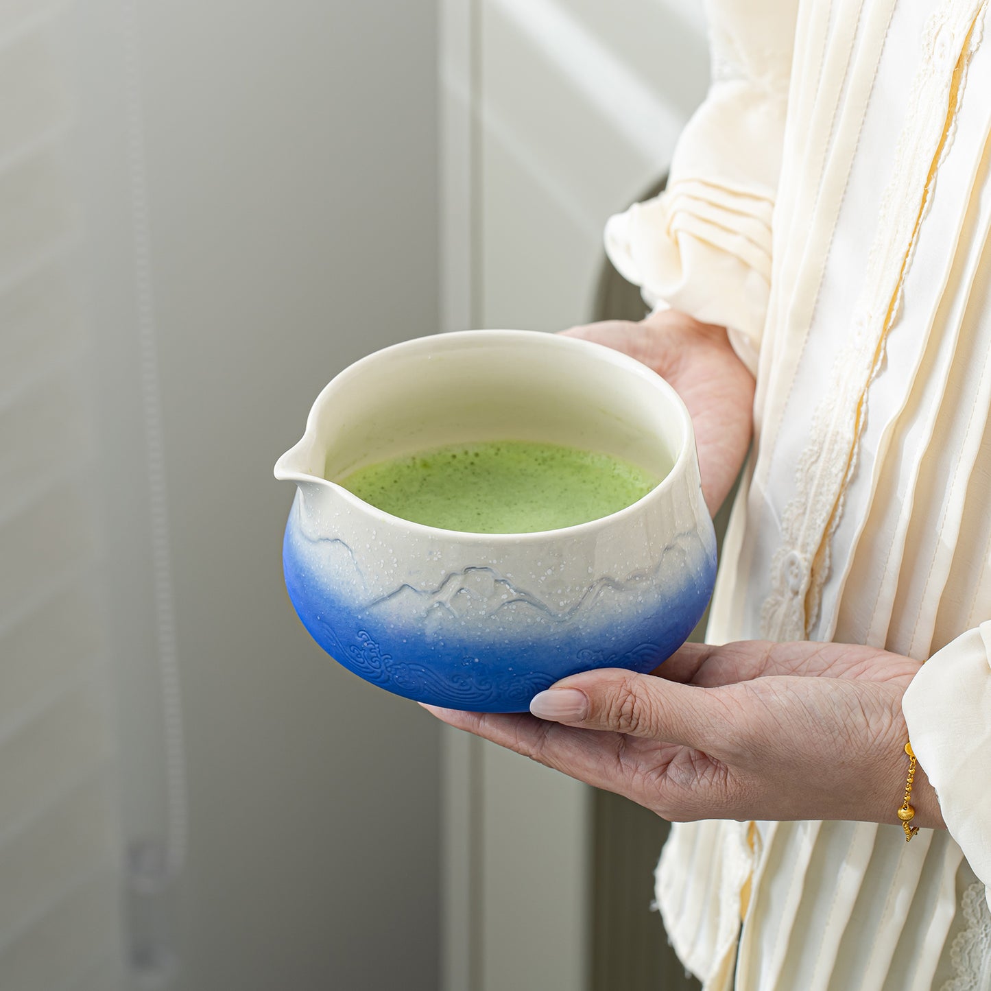 Matcha Set-Beginner Set Snow Mountain Blue