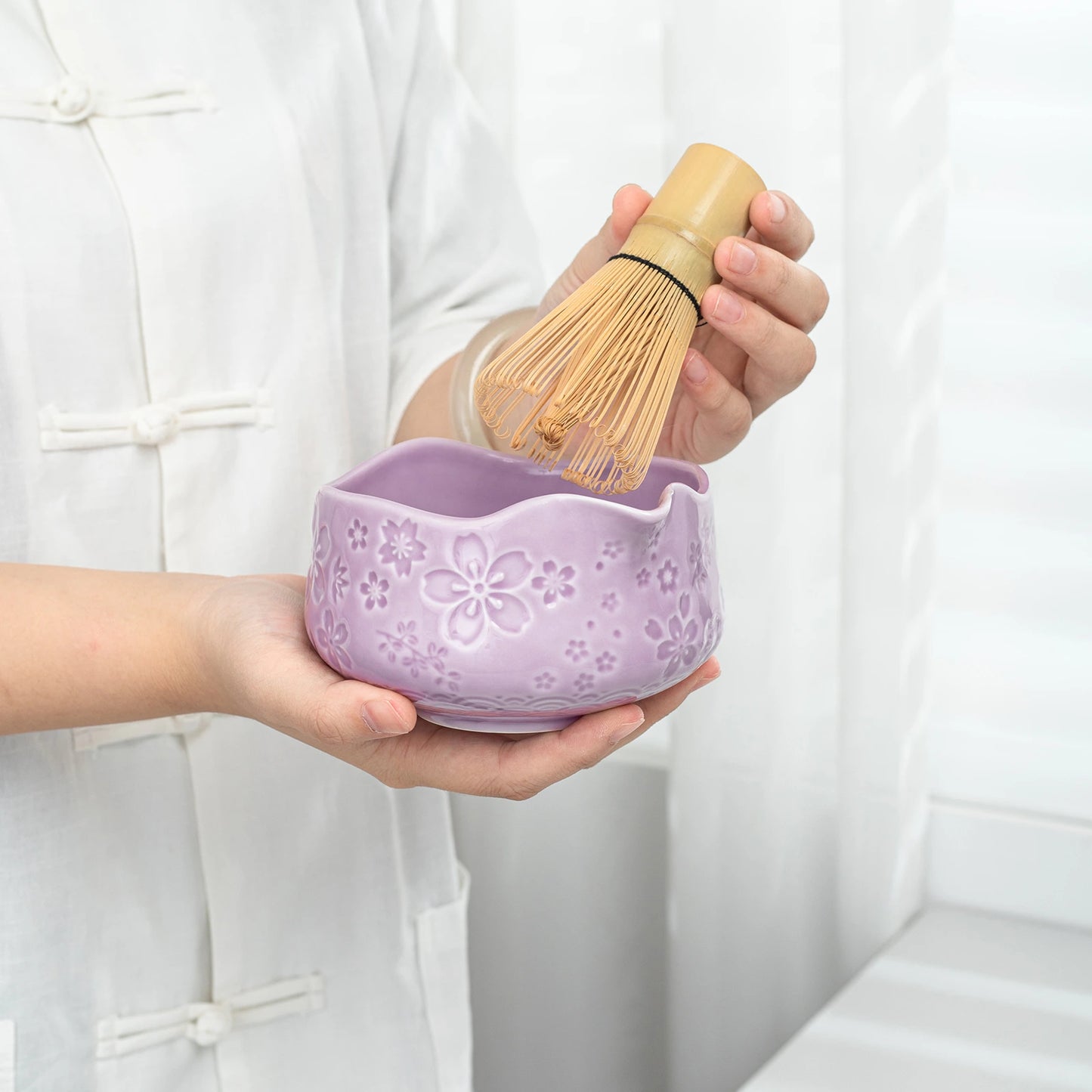 Matcha Set-Beginner Sakure Purple
