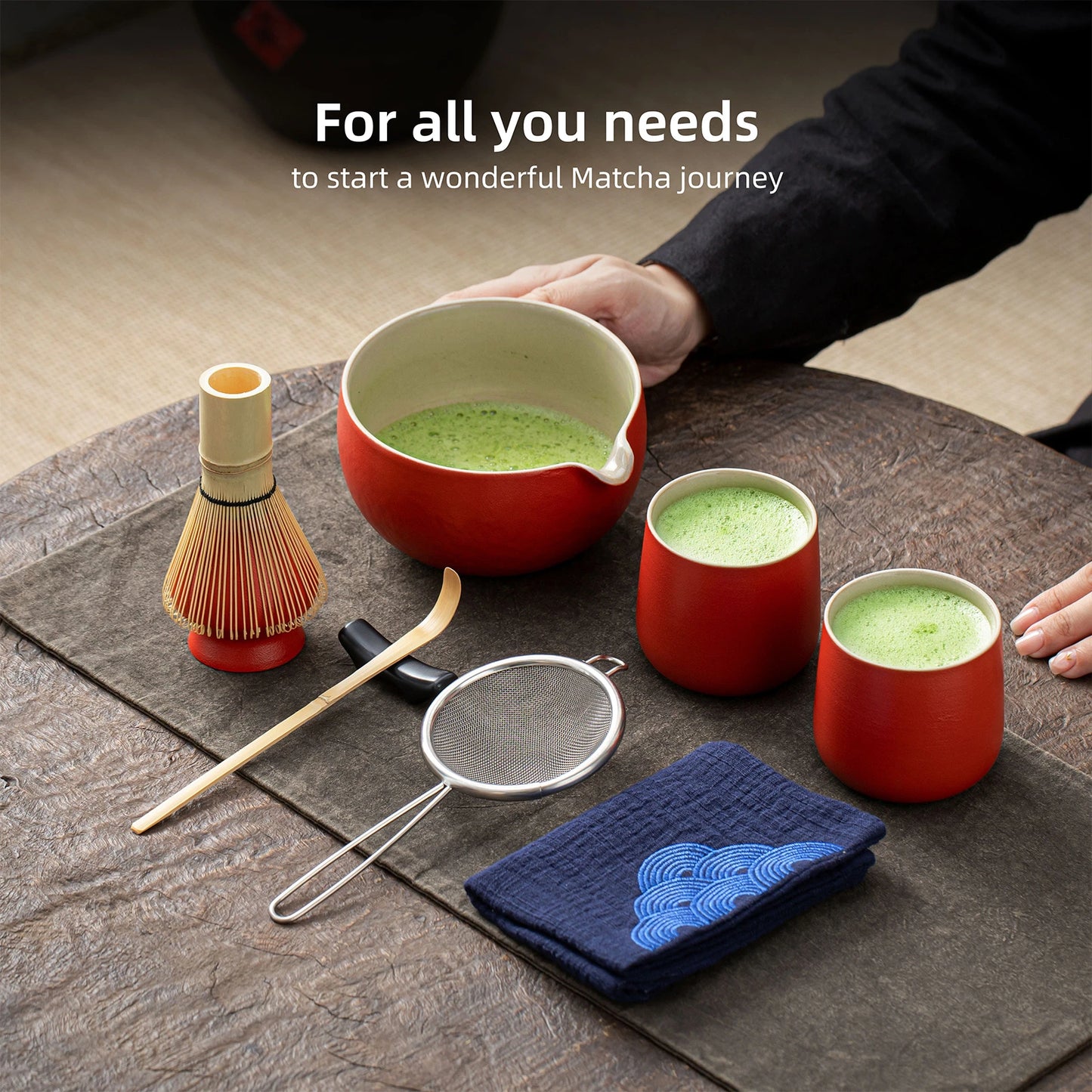 Matcha Set-Sharing Set Red