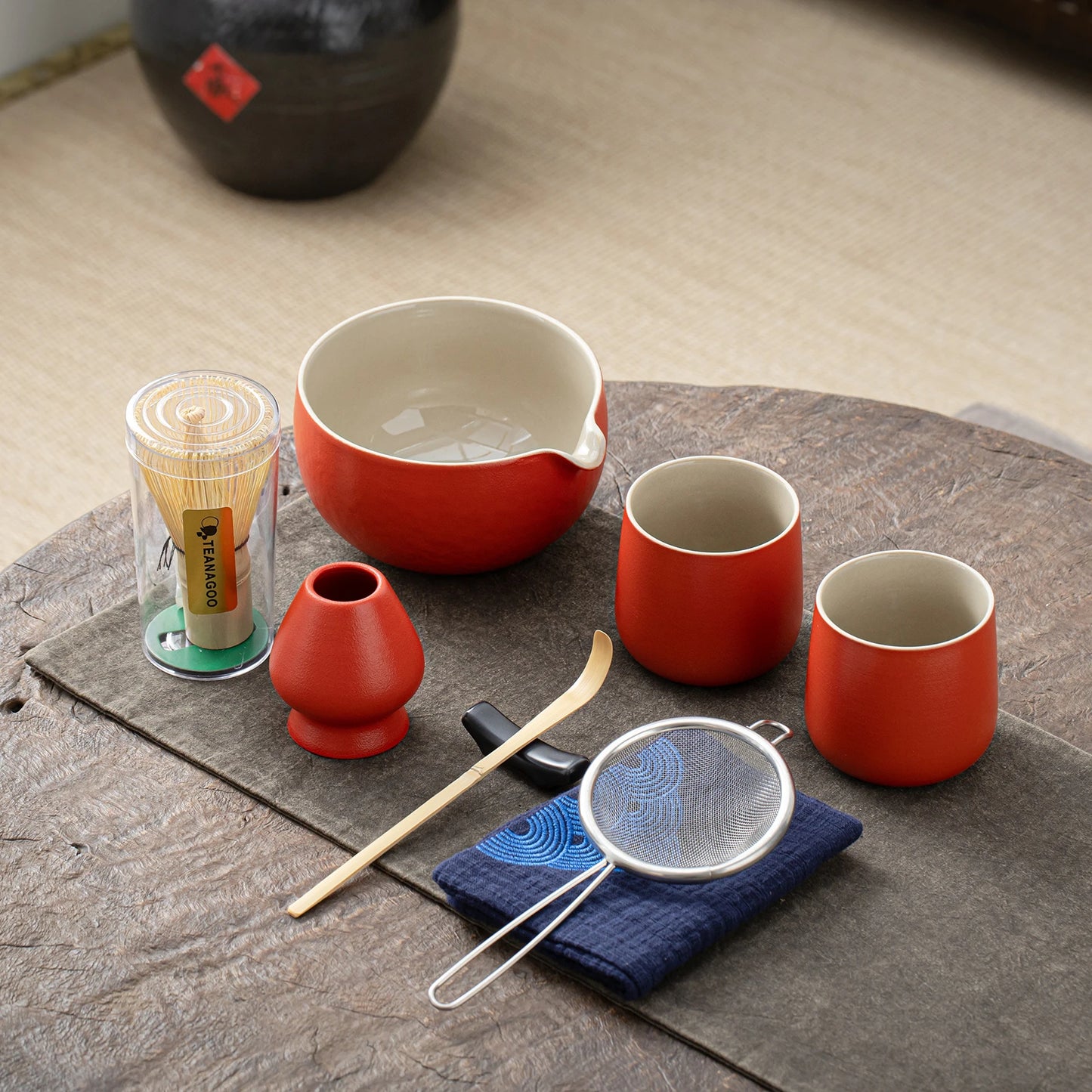 Matcha Set-Sharing Set Red