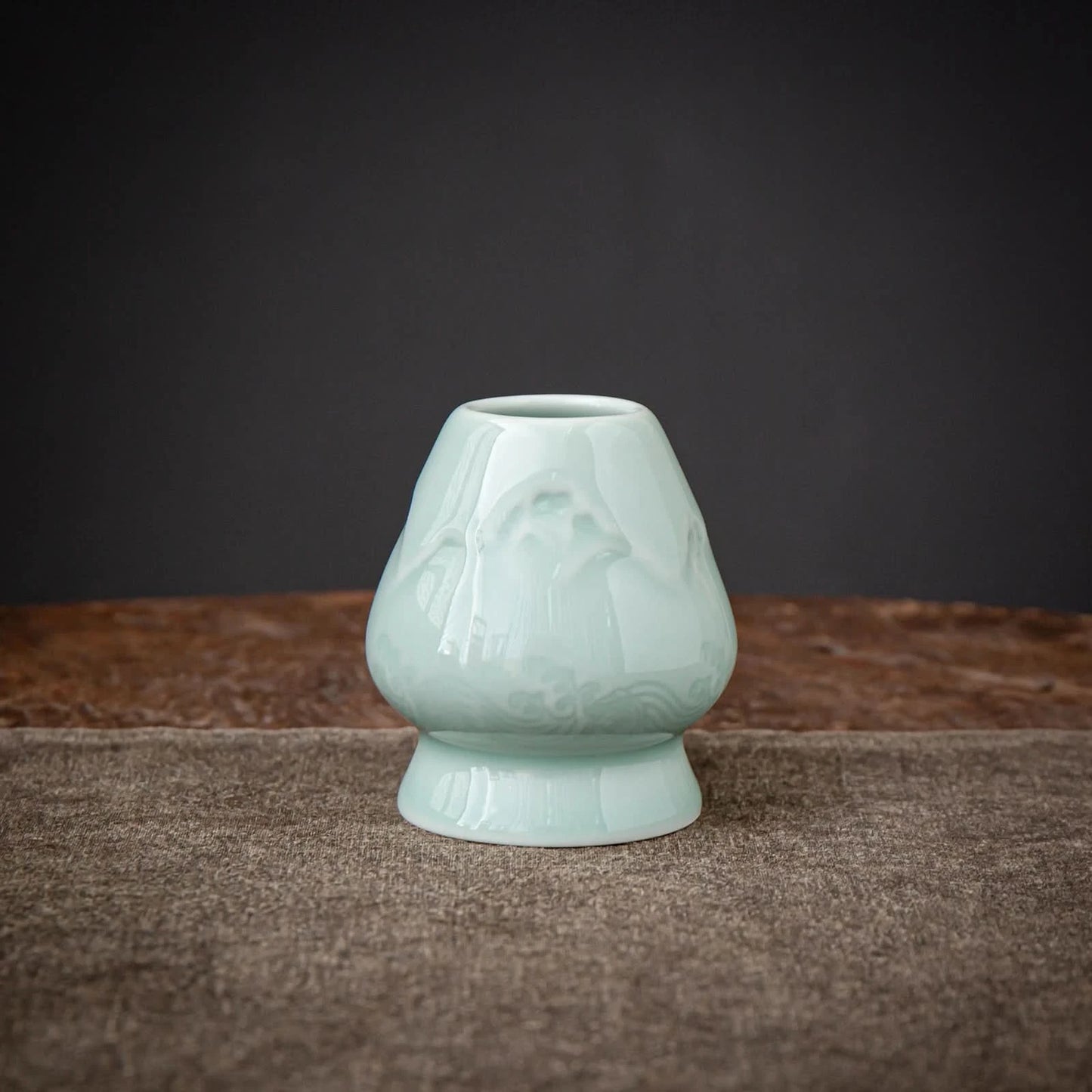 Matcha Set-Sharing Set Landscape Jade Pointy Bowl