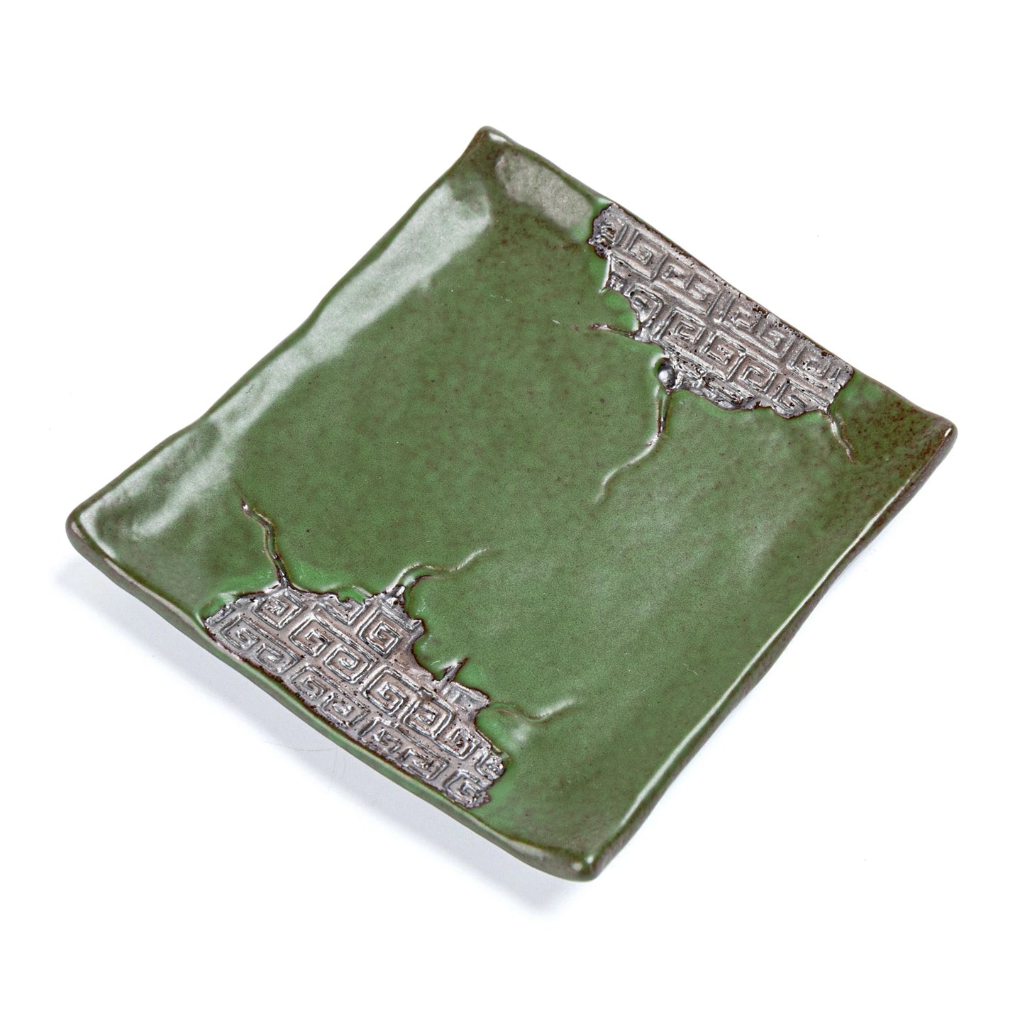 Ancient Script ZEN Cup Mat Bamboo Green