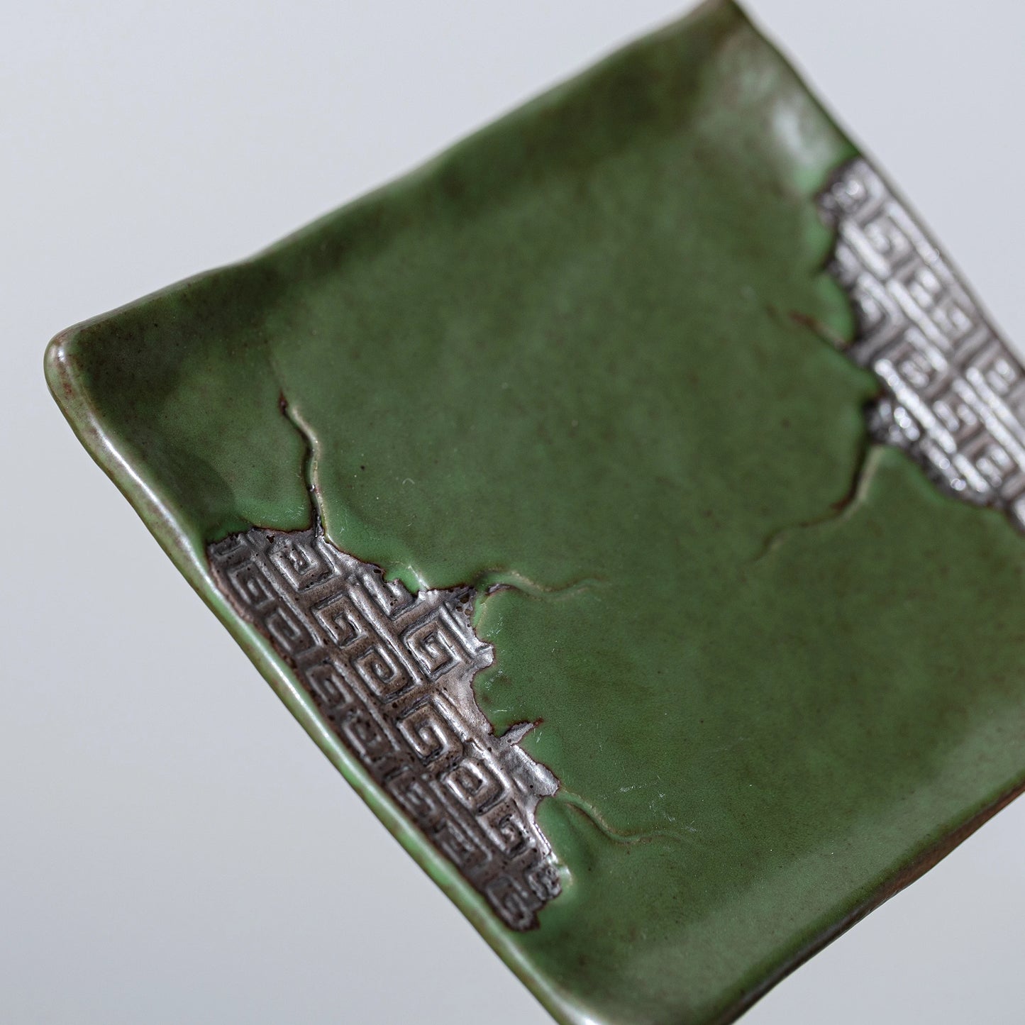 Ancient Script ZEN Cup Mat Bamboo Green