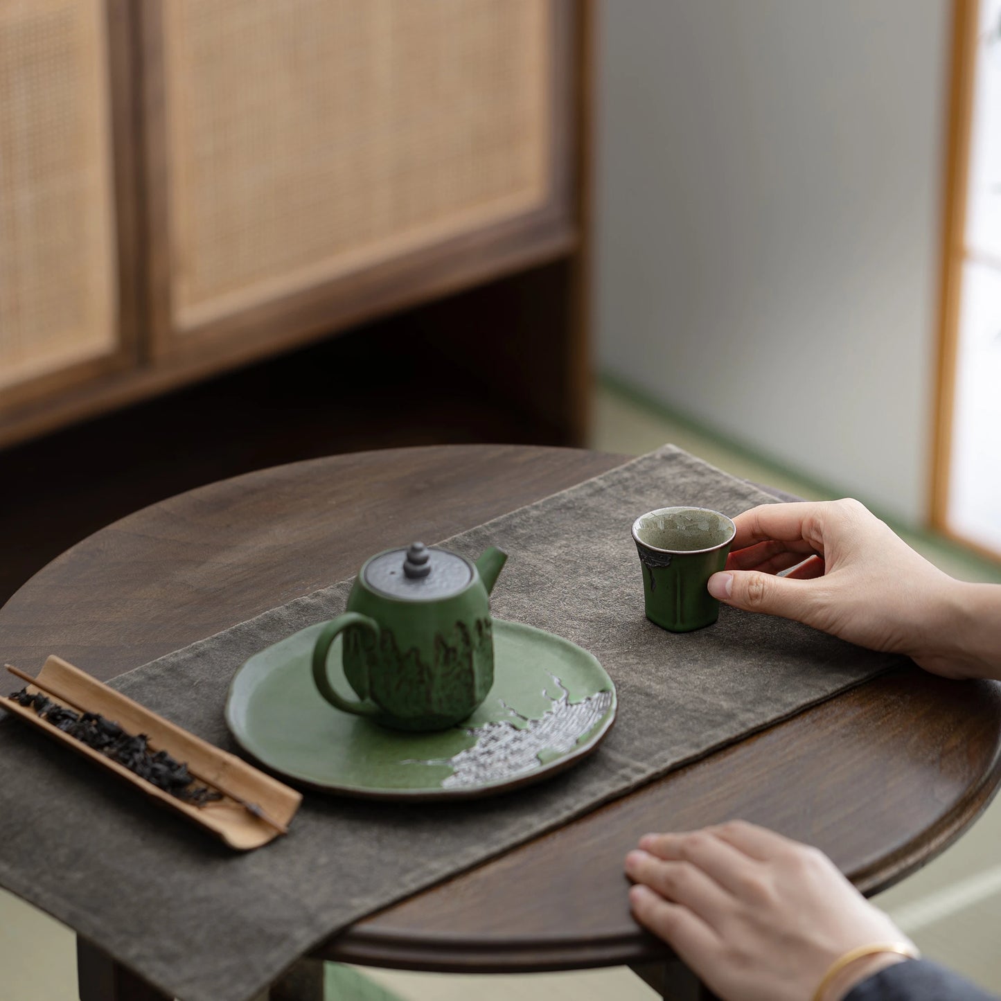 Taza de té ZEN Verde 30 ml