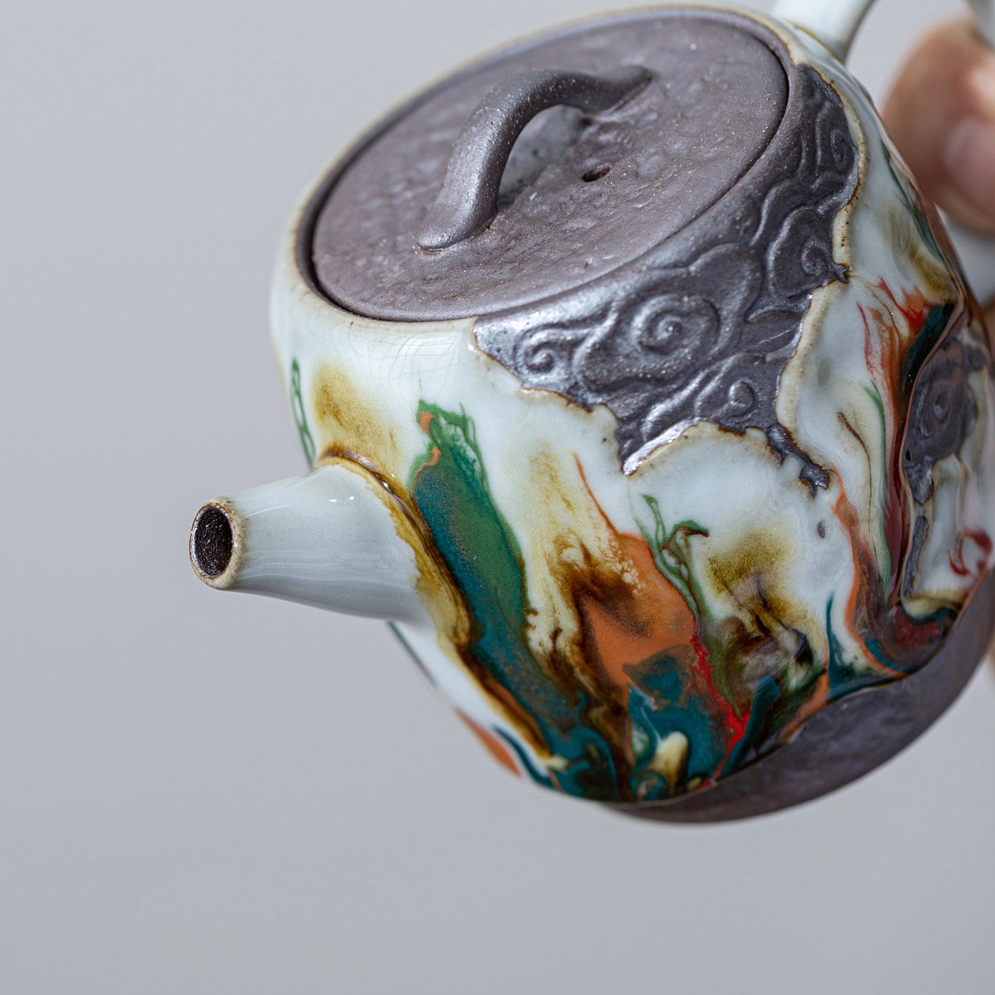 Auspicious Cloud ZEN Teapot Shino Ware 190ml