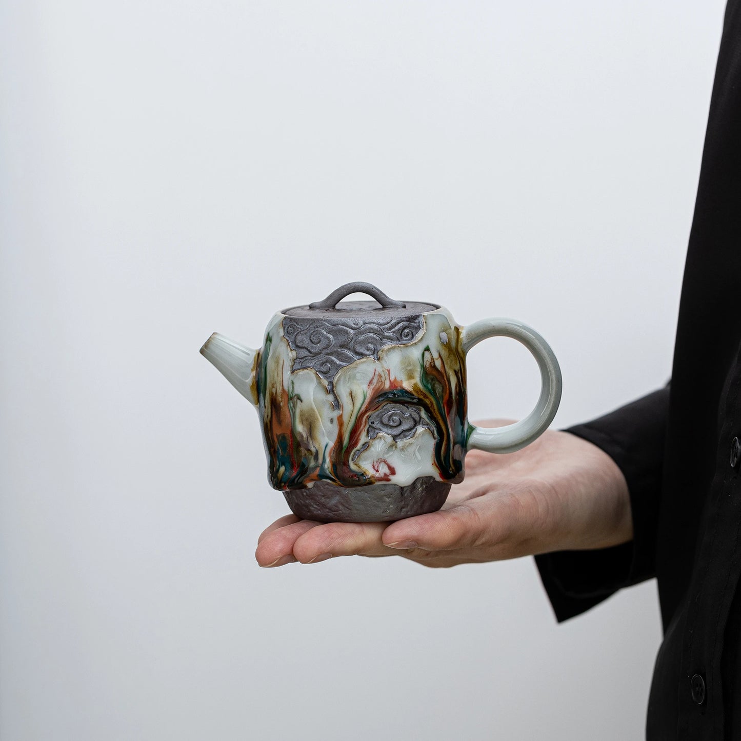 Auspicious Cloud ZEN Teapot Shino Ware 190ml