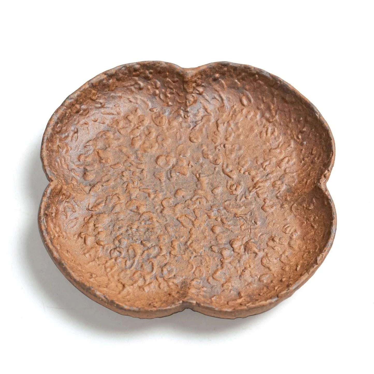 Raw Clay Petal Cup Mat