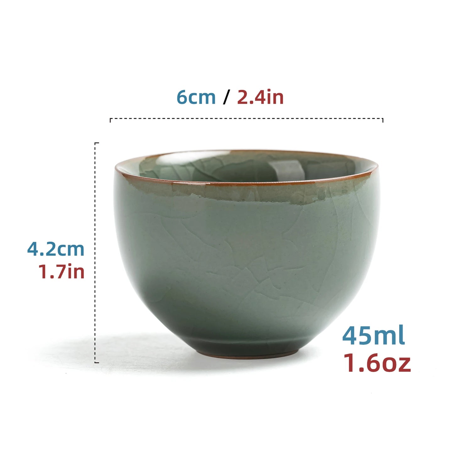 Taza de té Emerald Harmony 45 ml