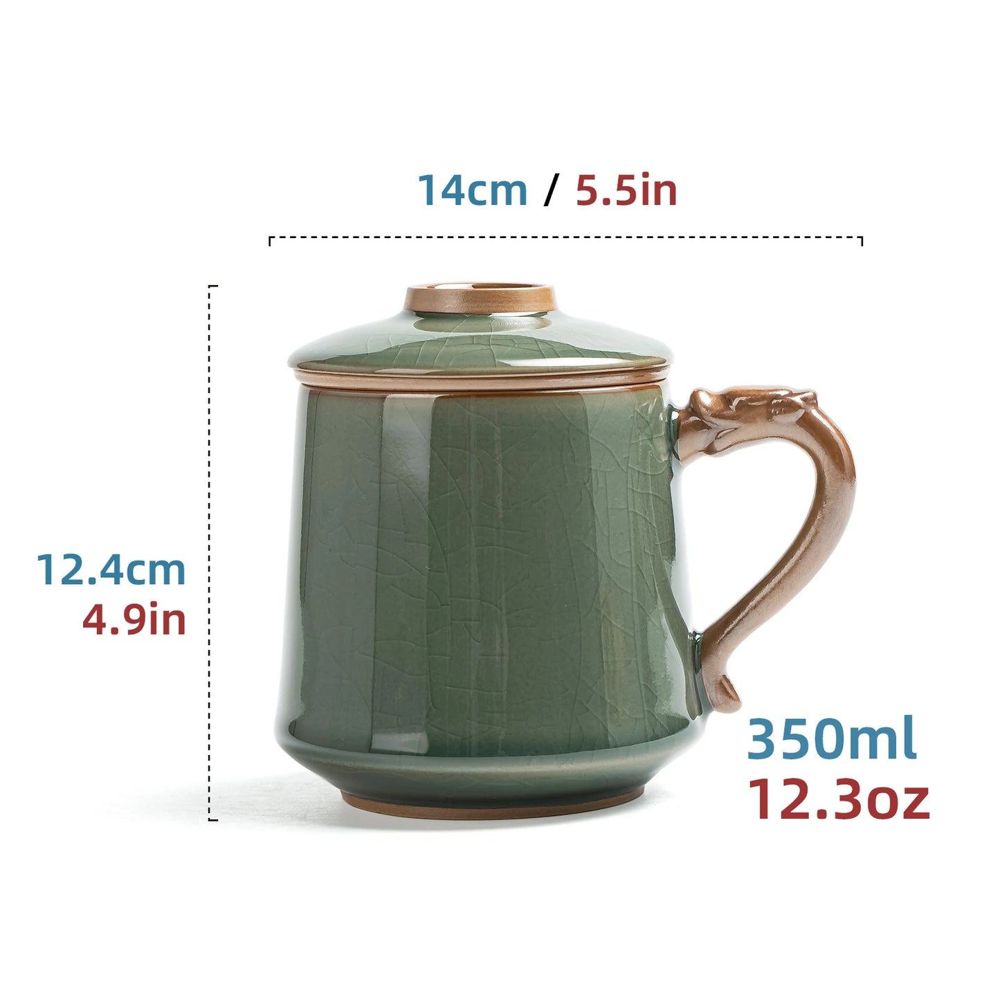Taza de infusión Emerald Harmony 350 ml