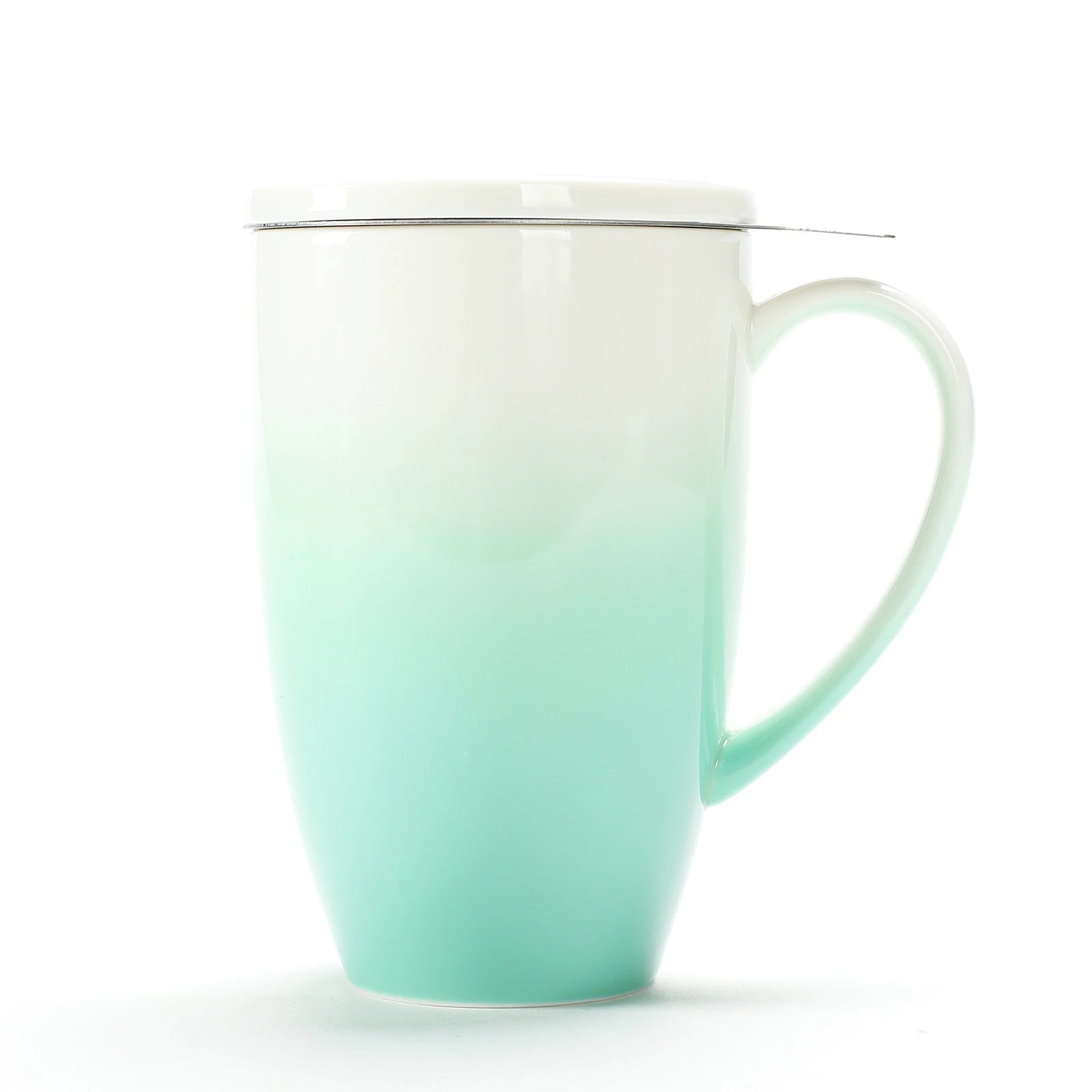 DAVIDsTEA Matcha Maker Light Blue 14 oz Travel Mug Frother Tea Infuser  Tumbler