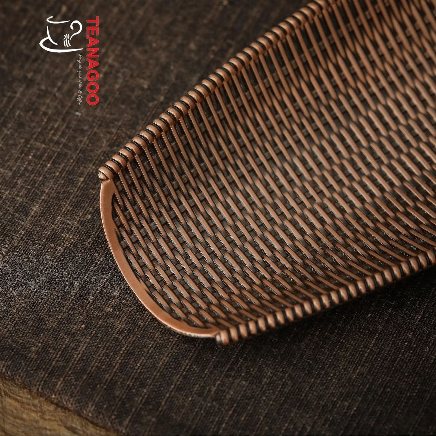 Creative Alloy Imitation Braided Cha He Tea Holder Cha He Handmade Tea Accessories