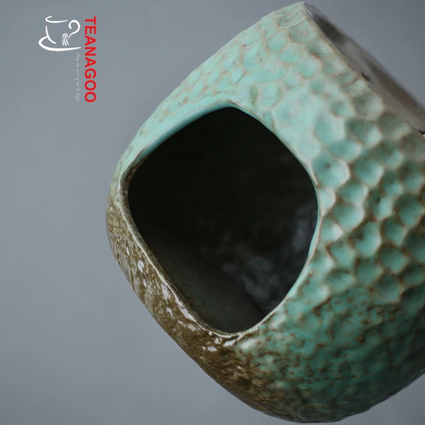 Handmade Japanese Ceramic Kiln Emerald Glaze Teapot Warmers