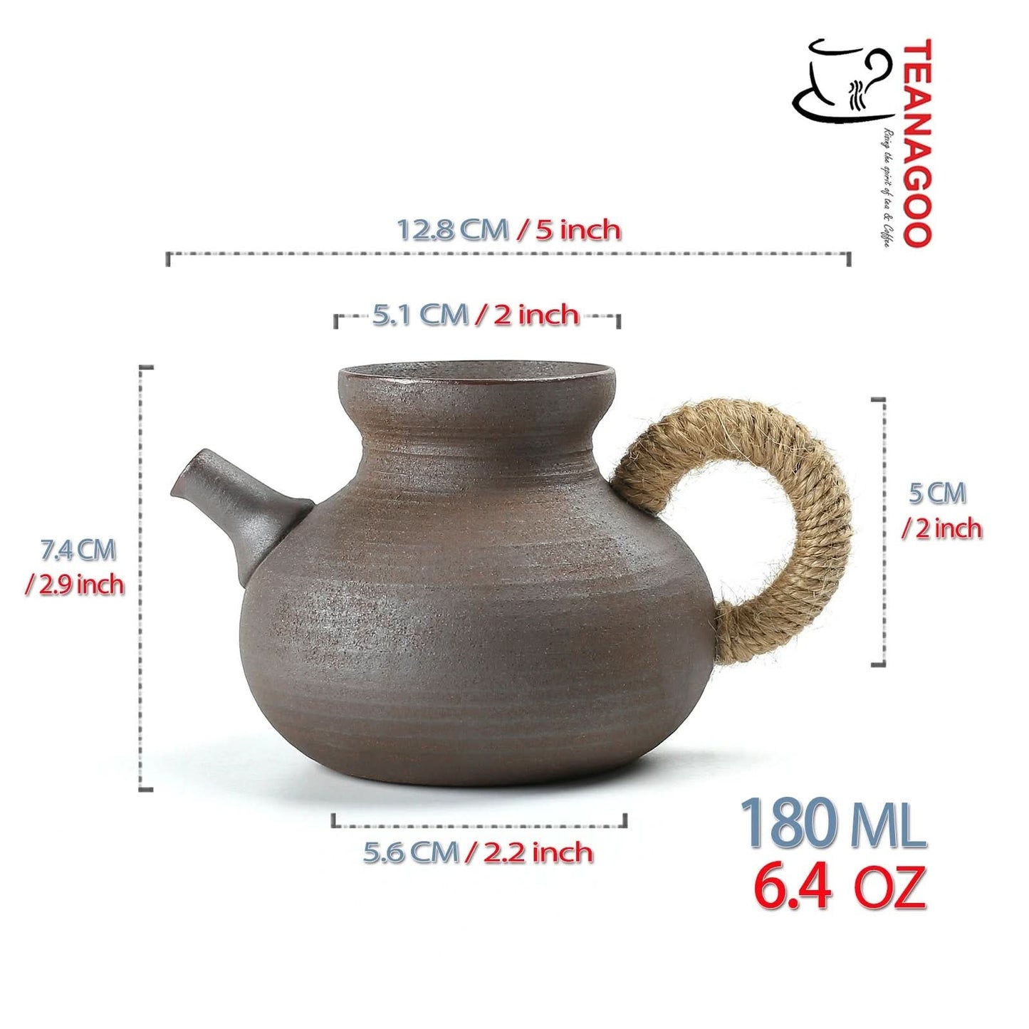 Handmade Pottery Fair Cup 180ml Clay Tea Ware Tea Accessory