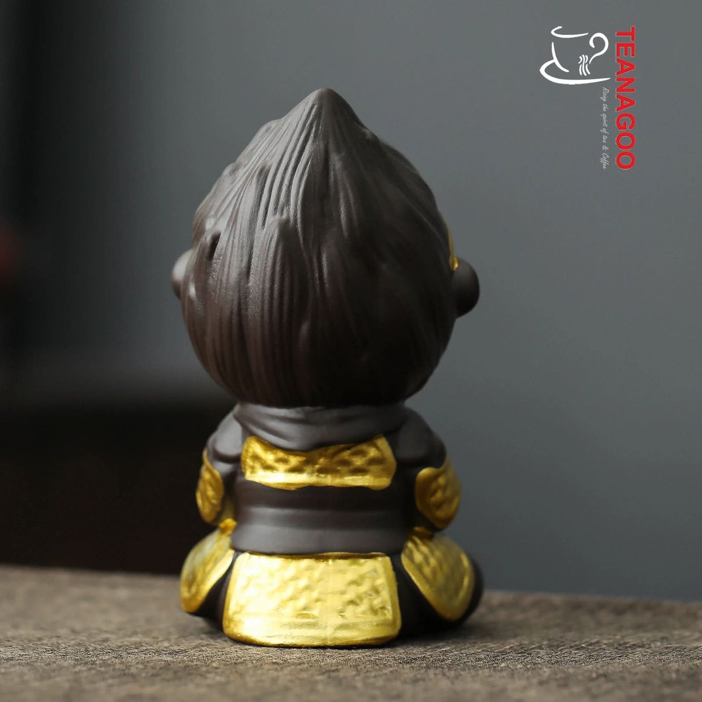 Monkey King Decor Pottery Tea Toy Chinese Kungfu Tea Set Pet Tea Tray Tea Pet Teapet