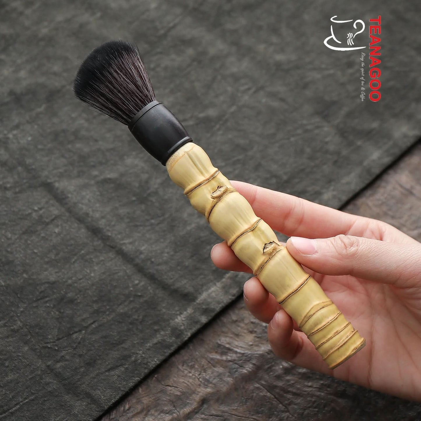 Rose Wooden Tea Pot Brush Chinese Kungfu Tea Ceremony Accessories TEANAGOO Bamboo Tea Brush