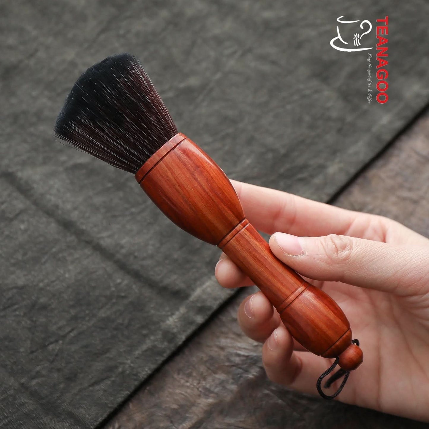 Rose Wooden Tea Pot Brush Chinese Kungfu Tea Ceremony Accessories TEANAGOO Bamboo Tea Brush