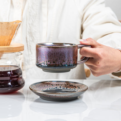 Copper Galaxy Tenmoku Mug