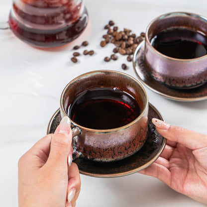 Copper Galaxy Tenmoku Mug