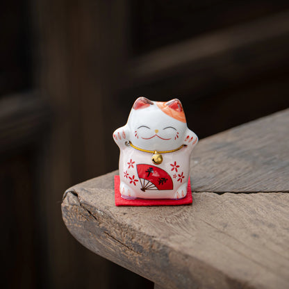 Lucky Maneki-Neko Pink Teapet