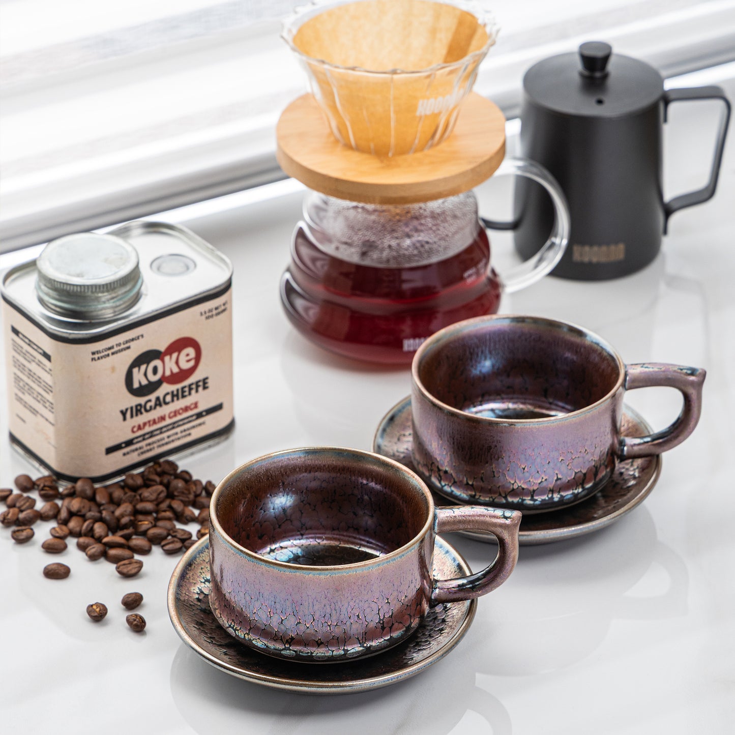 Copper Galaxy Tenmoku Mug