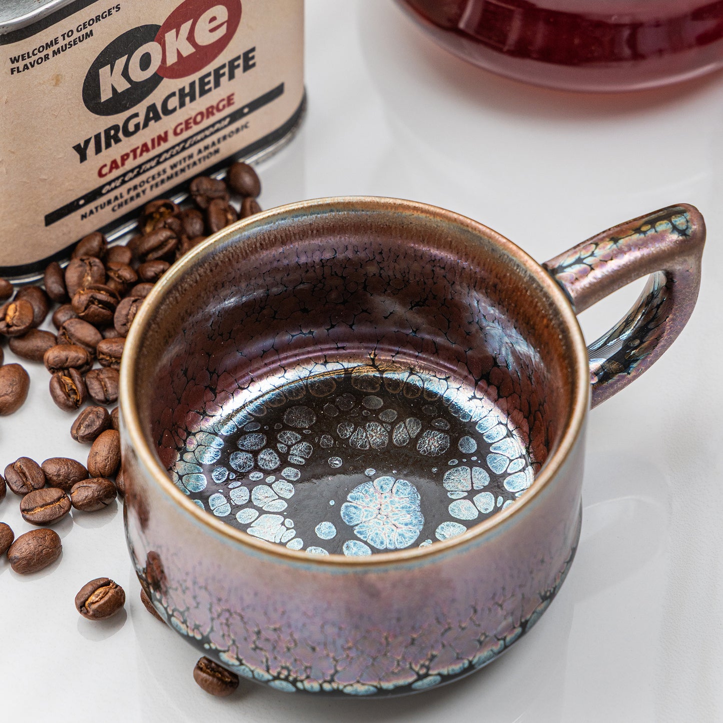 Copper Galaxy Tenmoku Mug