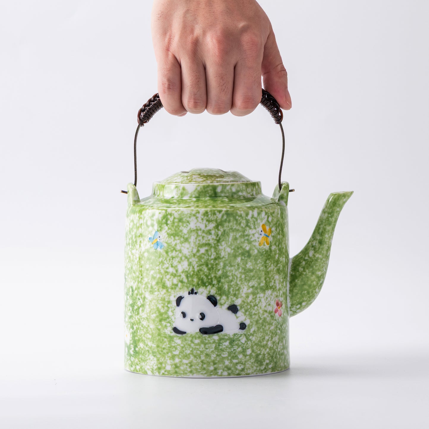 Lucky Panda Porcelain Teapot