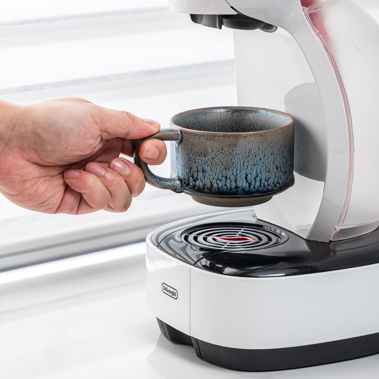 Abyss Blue Tenmoku Mug